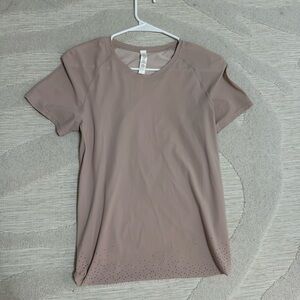 Lululemon Athletic Tee With Cross Back